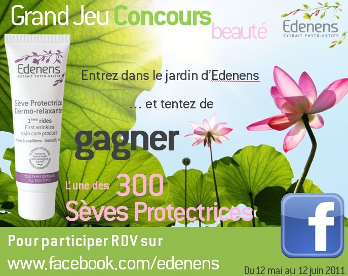 Annonce Grand Jeu Concours Edenens