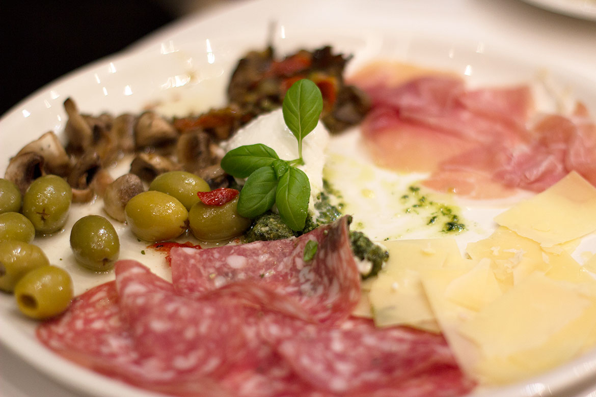 Assiette de charcuterie Vapiano