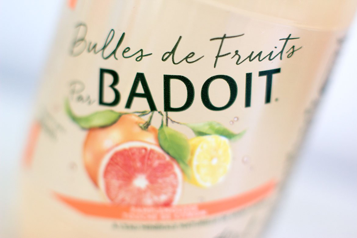 Bouteille de Badoit Bulles de Fruits