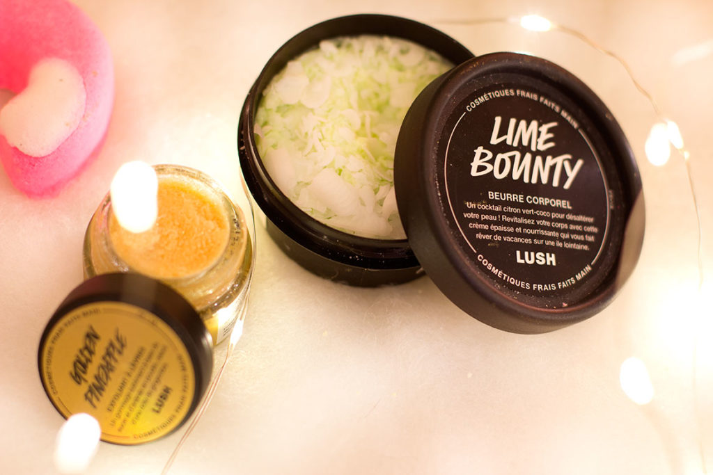 Lush produits Noël Lime Bounty, Golden Pineapple